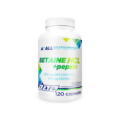 Betaina HCL + pepsina, 120 capsule