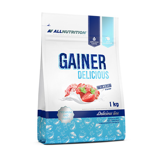 Gainer Delicious – fragola, 1000 g