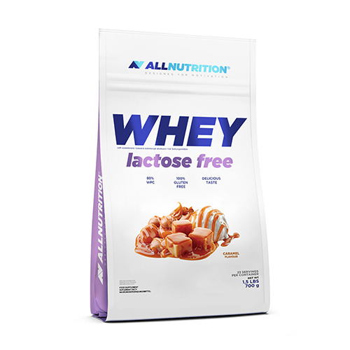 WHEY Lactose Free, proteine del siero di latte senza lattosio – caramello, 700 g