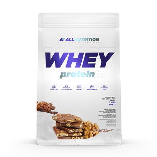 WHEY proteine del siero di latte – cioccolato e noci, 908 g