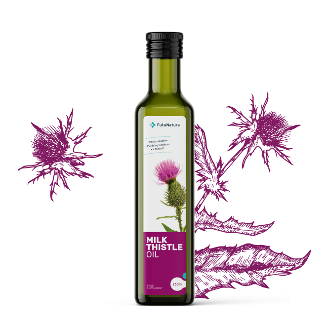 100% olio di Cardo Mariano - disintossicazione e fegato