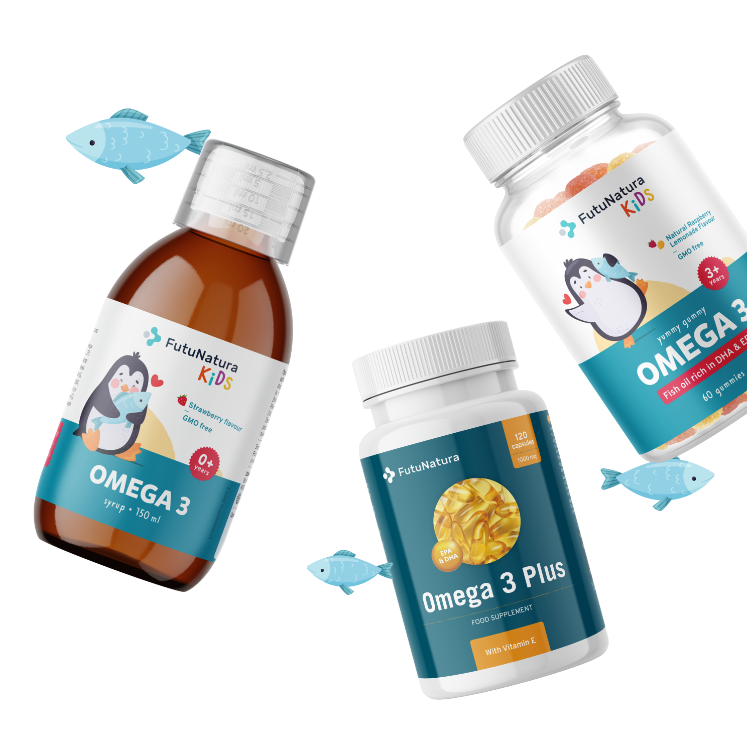 Ampia gamma di omega 3