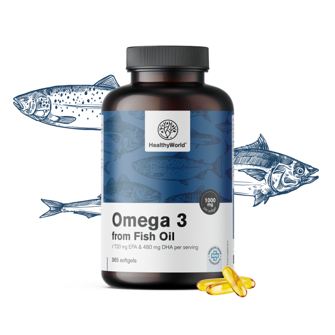 Omega-3 1000 mg – da olio di pesce