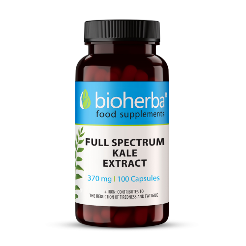Cavolo riccio (kale) 370 mg, 100 capsule