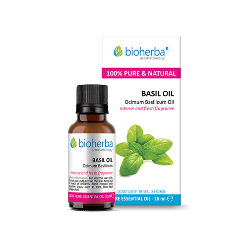 Olio essenziale di basilico, 10 ml