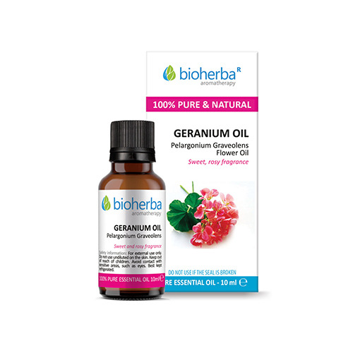 Olio essenziale di geranio, 10 ml
