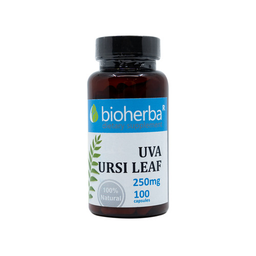 Uva ursina (Uva ursi) 250 mg, 100 capsule