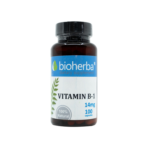 Vitamina B1 (tiamina) 14 mg, 100 capsule