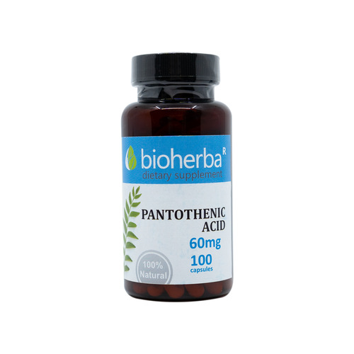 Vitamina B5 (acido pantotenico) 60 mg, 100 capsule