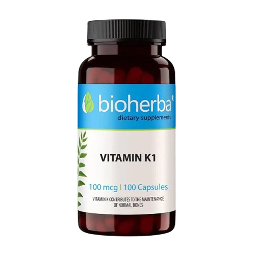 Vitamina K1 100 µg, 100 capsule