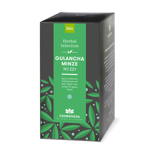 Tè BIO Gulancha Menta, 25x1.8 g