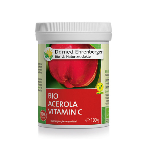 Acerola in polvere BIO - vitamina C naturale, 100 g