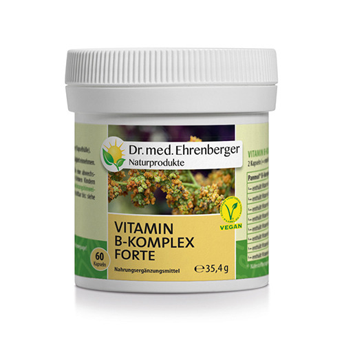 Complesso vegetale di vitamina B FORTE, 60 capsule