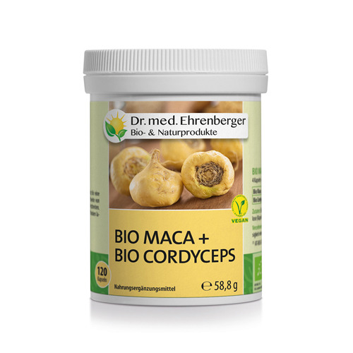 Maca + Cordyceps BIO, 120 capsule