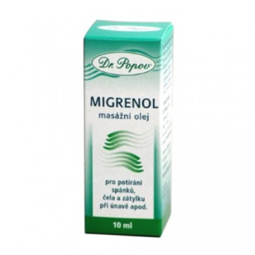 Migrenol olio da massaggio, 10 ml