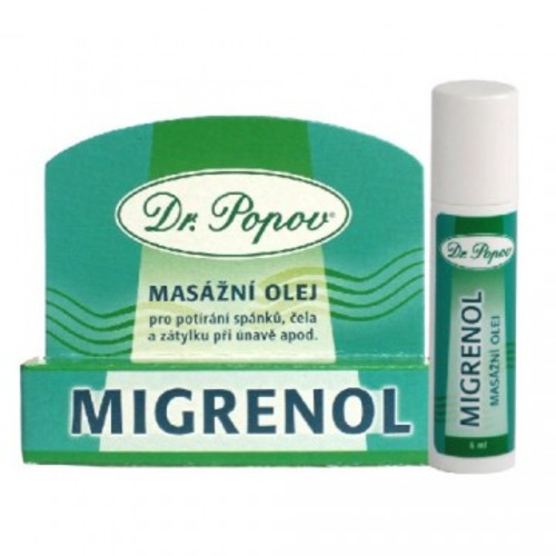 Migrenol roll-on olio da massaggio, 6 ml