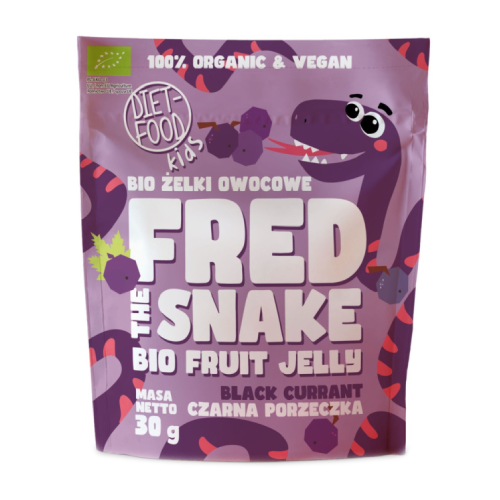 BIO Caramelle gommose alla frutta – ribes nero, 30 g