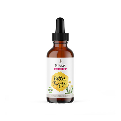 BIO Oxymel gocce di erbe – Amari, 58 g