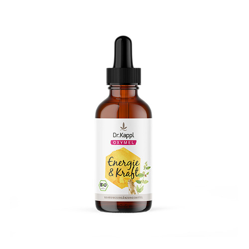 BIO Oxymel gocce di erbe – Energia e forza, 58 g