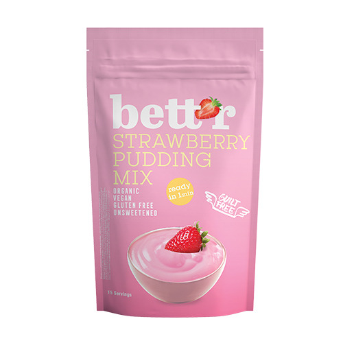 BIO mix per budino alla fragola, 150 g