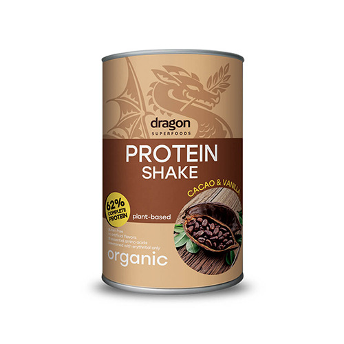 Frullato proteico BIO, al gusto di cacao e vaniglia, 500 g