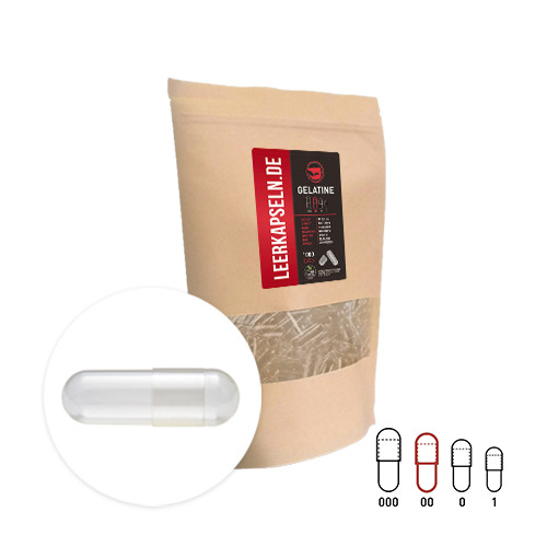 Capsule vuote 00, 1000 pezzi