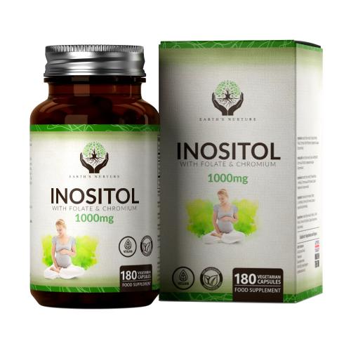 Inositolo con folato e cromo, 180 capsule