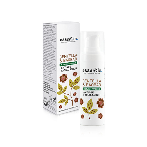 Siero viso anti-age naturale – centella asiatica & baobab, 30 ml