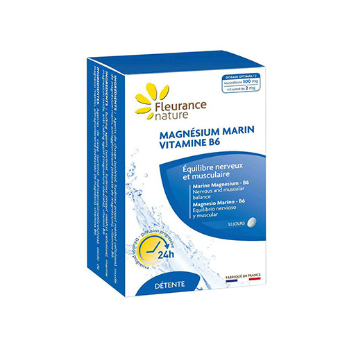 Magnesio marino + vitamina B6, 60 compresse
