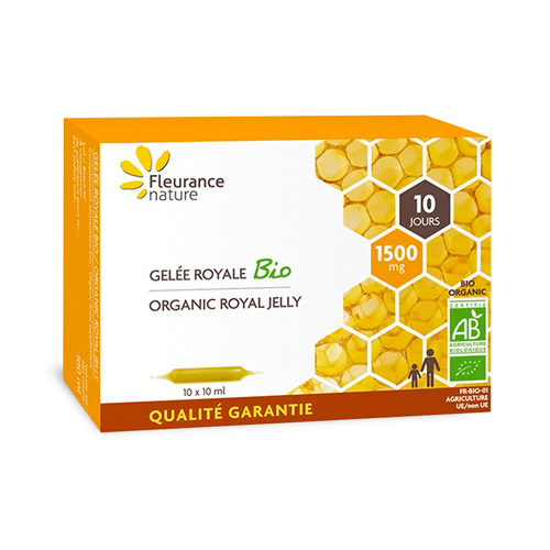 Pappa reale BIO, 1500 mg, 10 x 10 ml