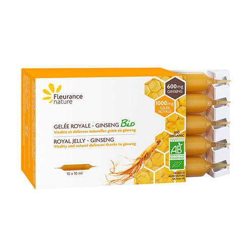 Pappa reale BIO + Ginseng, 10 x 10 ml