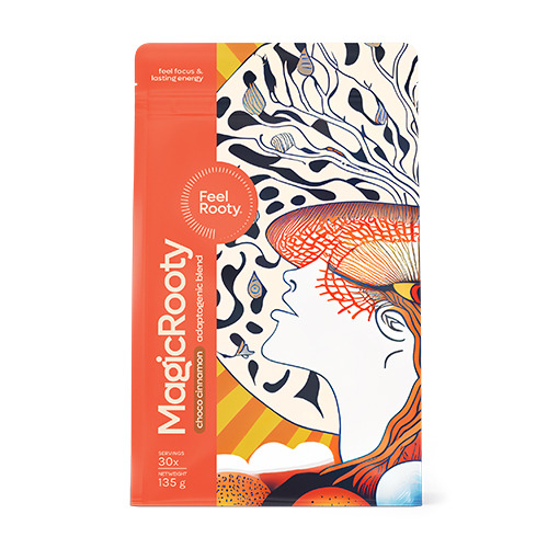 MagicRooty Cioccolato Cannella – bevanda per il cervello, 135 g