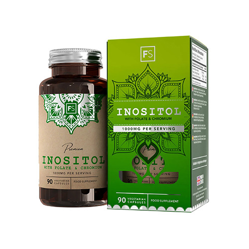Inositolo + folato + cromo, 90 capsule