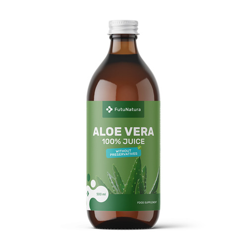 100% succo di aloe vera - digestione sana, 500 ml