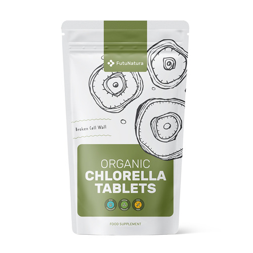 BIO Chlorella 400 mg - disintossicazione e digestione, 375 compresse