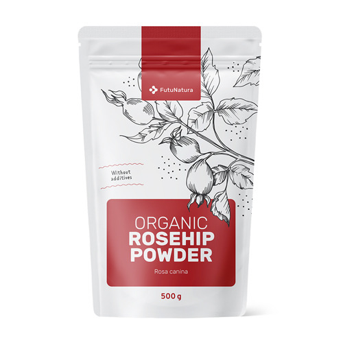 BIO Rosa canina in polvere, 500 g