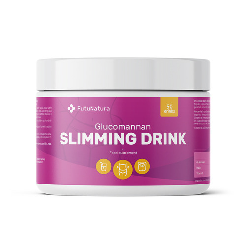 Slimming Drink bevanda al glucomannano - perdita di peso e soppressione dell'appetito, 170 g