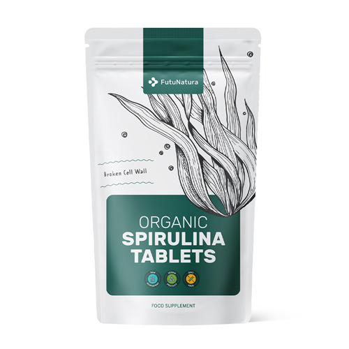 BIO Spirulina 400 mg - digestione ed energia, 375 compresse