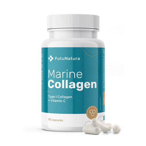 Collagene marino 1000 mg - unghie e pelle, 90 capsule