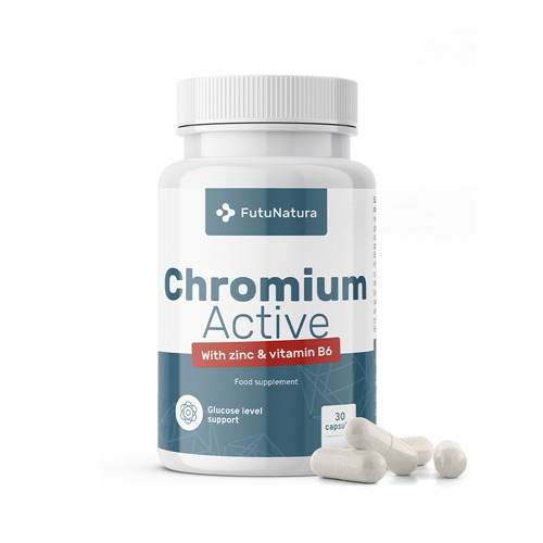 Cromo Active - glucosio nel sangue, 30 capsule