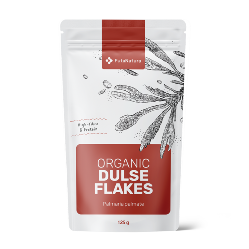 BIO Dulse in fiocchi – 100% foglie di alga dulse, 125 g