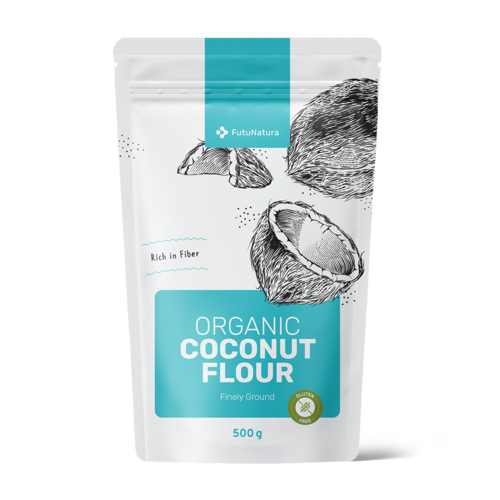 BIO Farina di cocco, finemente macinata, 500 g