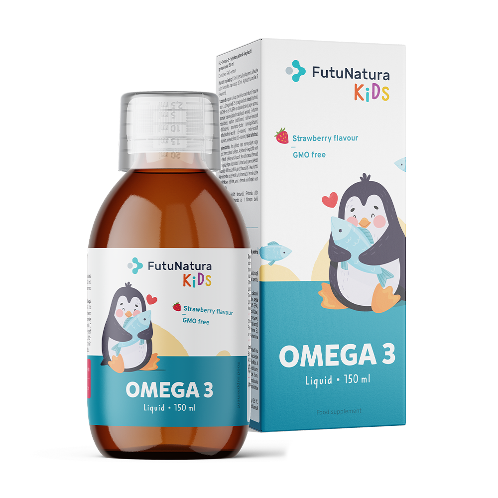 OMEGA 3 - Integratore alimentare liquido per bambini.