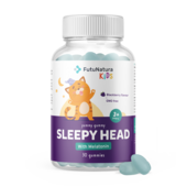 SLEEPY HEAD - Caramelle gommose per bambini per il sonno, 30 caramelle gommose