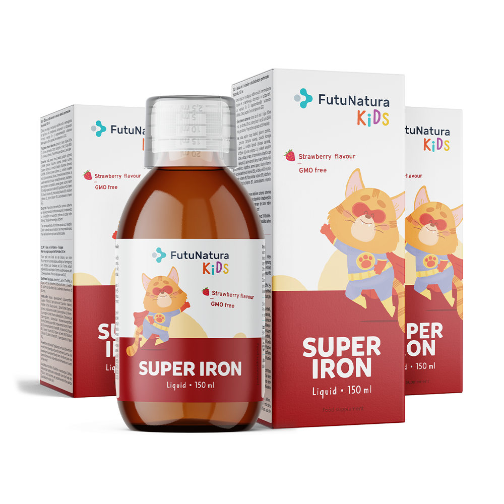Super Iron: Ferro + vitamine B – Integratore in forma liquida per bambini