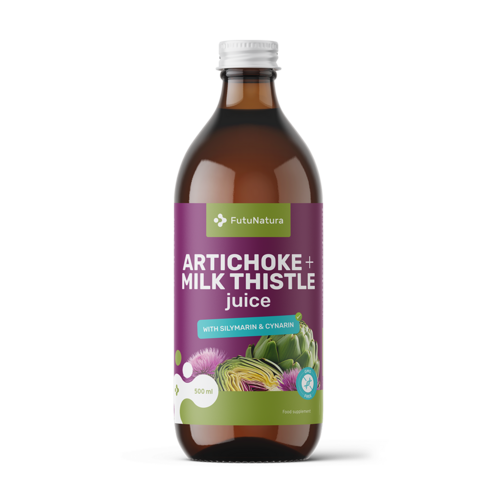 Succo di carciofo e cardo mariano, 500 ml