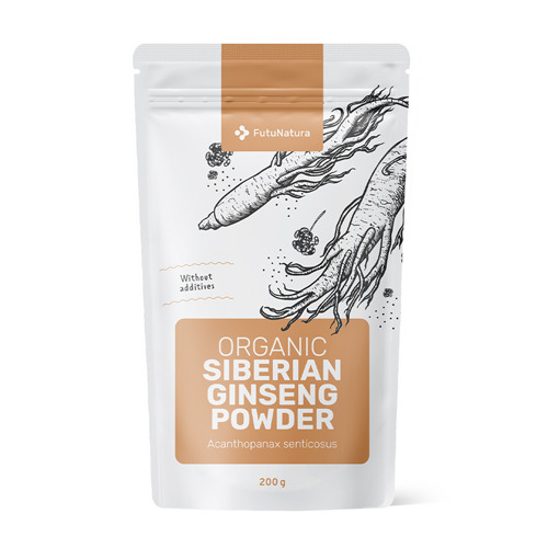 BIO Ginseng siberiano in polvere, 200 g