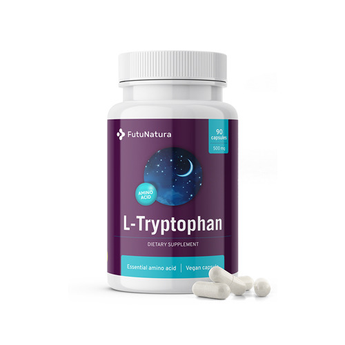 L-Triptofano 500 mg - benessere mentale e sonno, 90 capsule