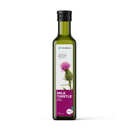 100% olio di Cardo Mariano - disintossicazione e fegato, 250 ml