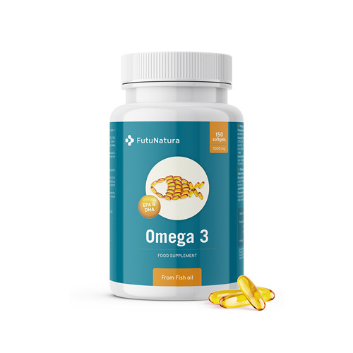 Omega 3 1000 mg - cuore e vasi sanguigni, 150 capsule molli